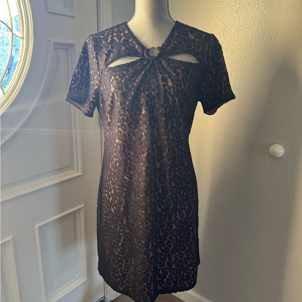 Elegant Black Lace Dress